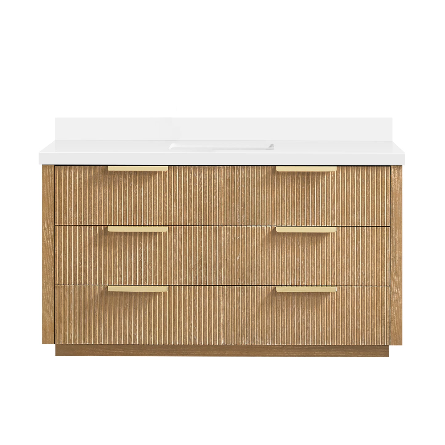 Santarem 60" Single Bath Vanity in Washed Ash Grey