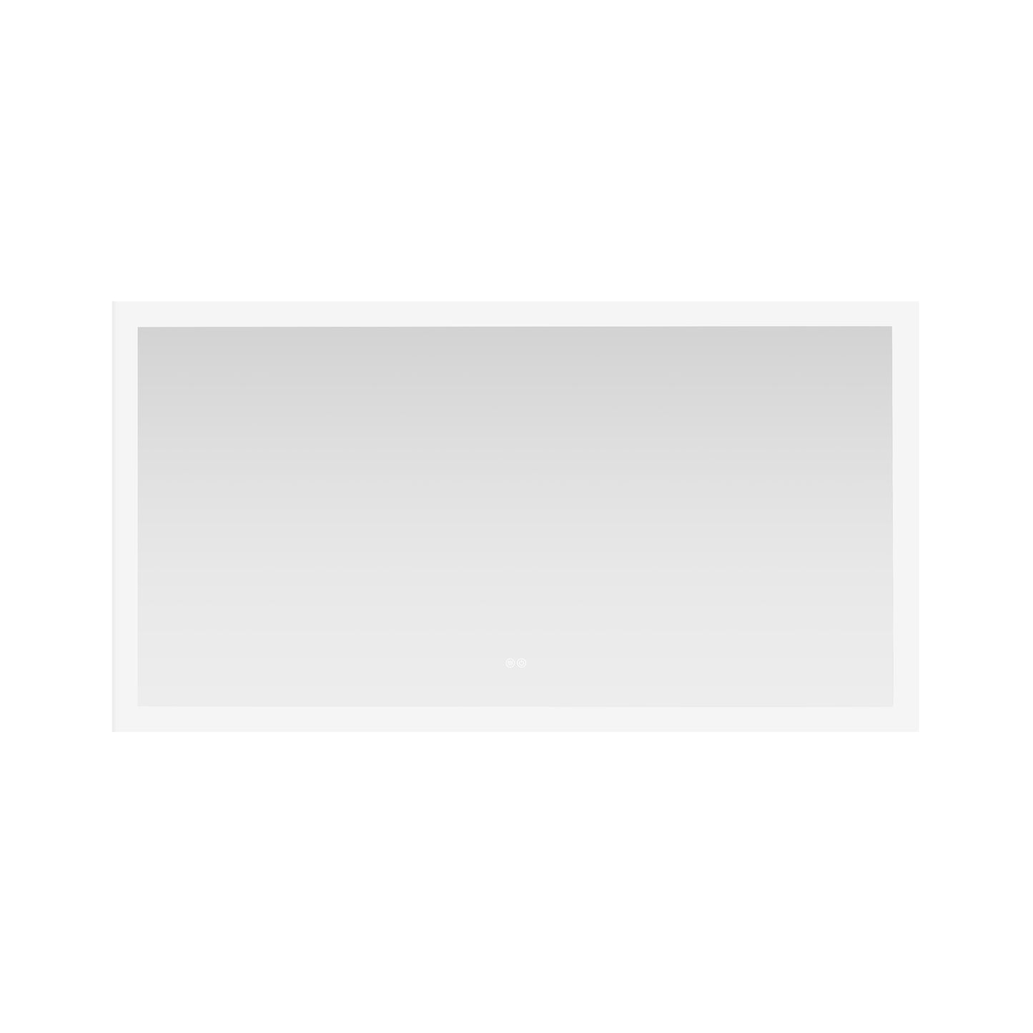 Beijing 60" W x 32" H Rectangular Acrylic Frameless LED Wall Mount Bathroom Vanity Mirror