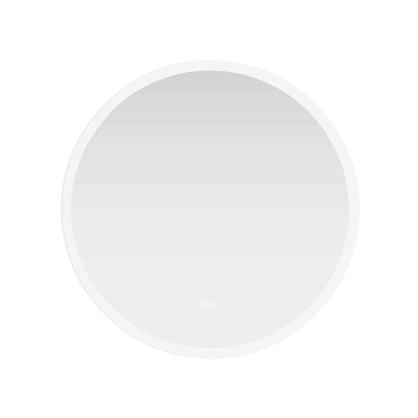 Moscow 32" W x 32" H Circular Aluminum Frameless LED Wall Mount Bathroom Vanity Mirror