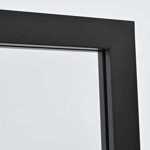 Arcos 34" W x 74" H Framed Fixed Glass Panel