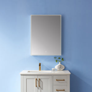 Open image in slideshow, Perma Rectangle Frameless Lighted Medicine Cabinet Wall Mounted Mirror
