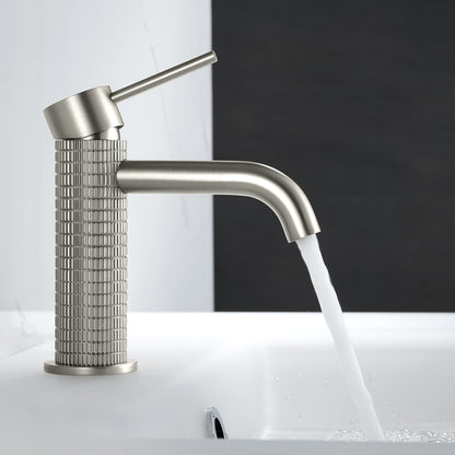 Mendavia Single Handle Brushed Nickel Faucet