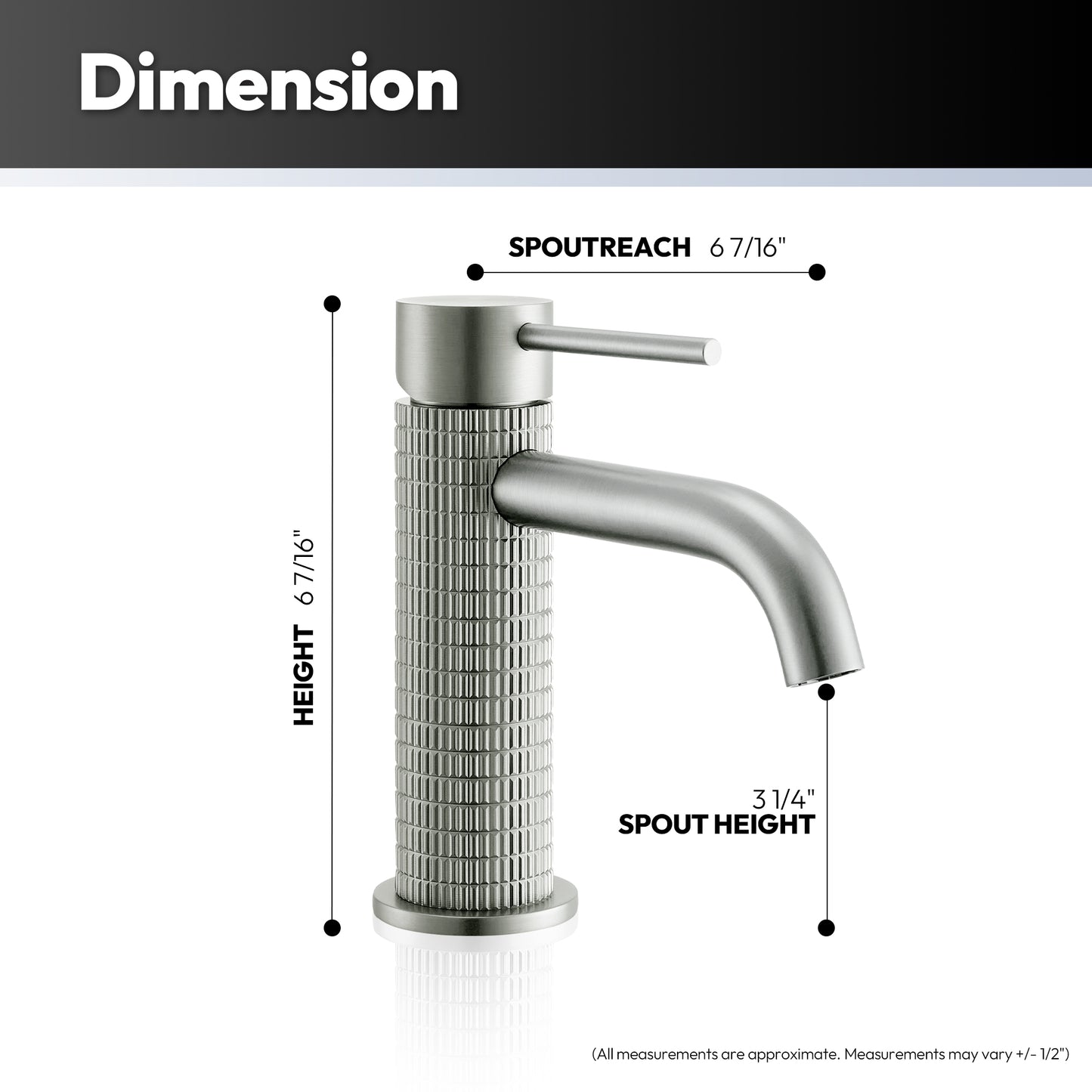 Mendavia Single Handle Brushed Nickel Faucet