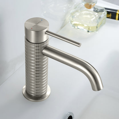 Mendavia Single Handle Brushed Nickel Faucet