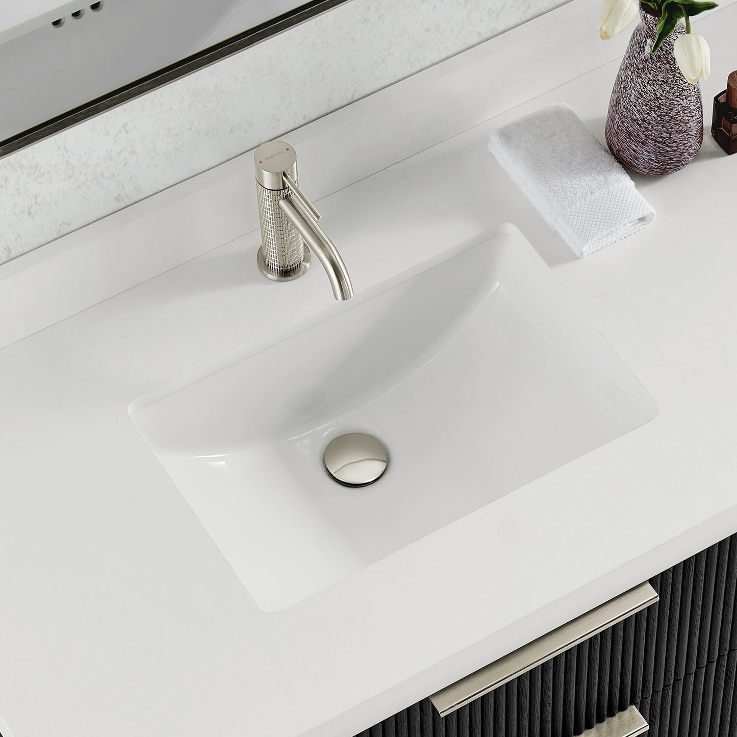 Mendavia Single Handle Brushed Nickel Faucet