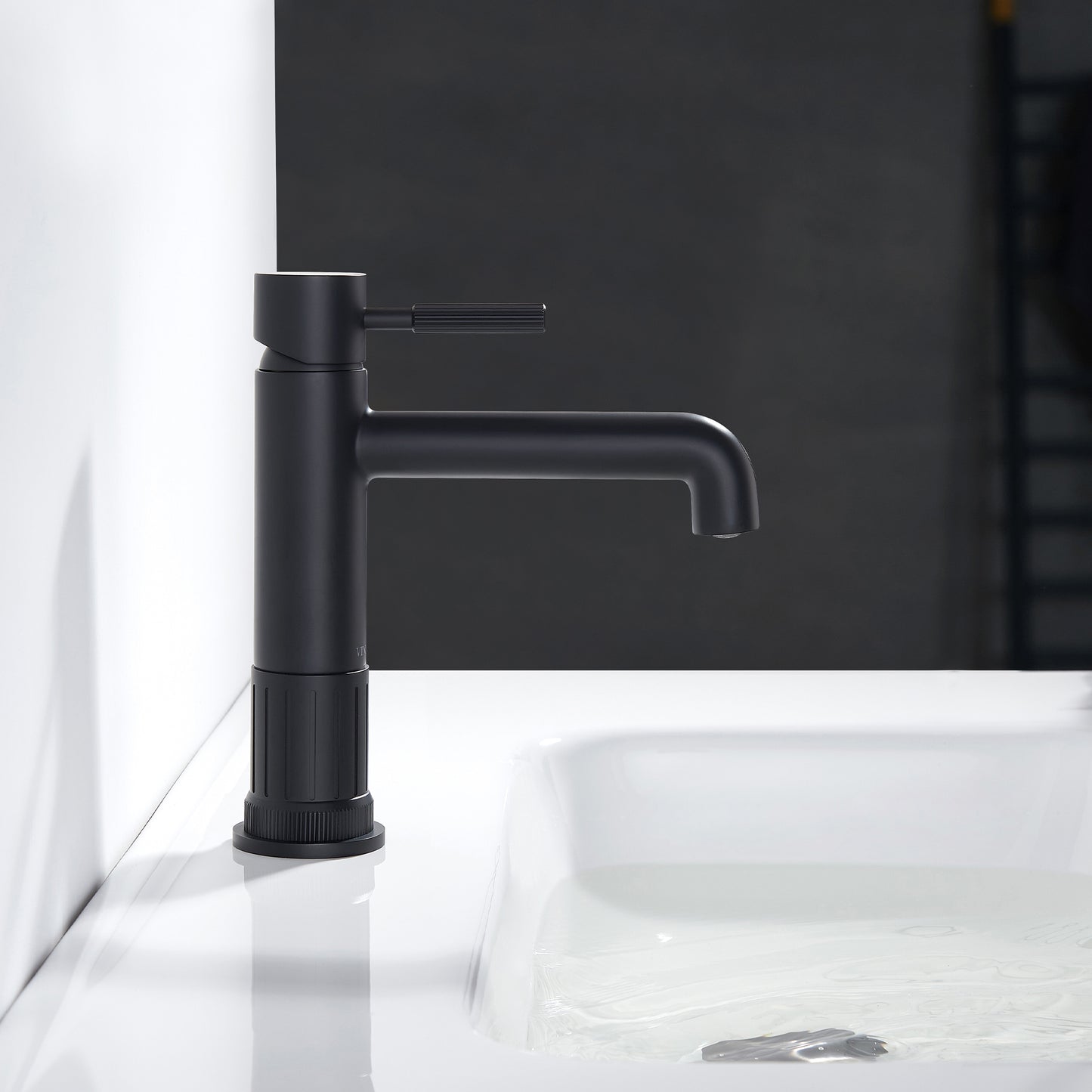 Mexico Single Handle Matte Black Bathroom Faucet