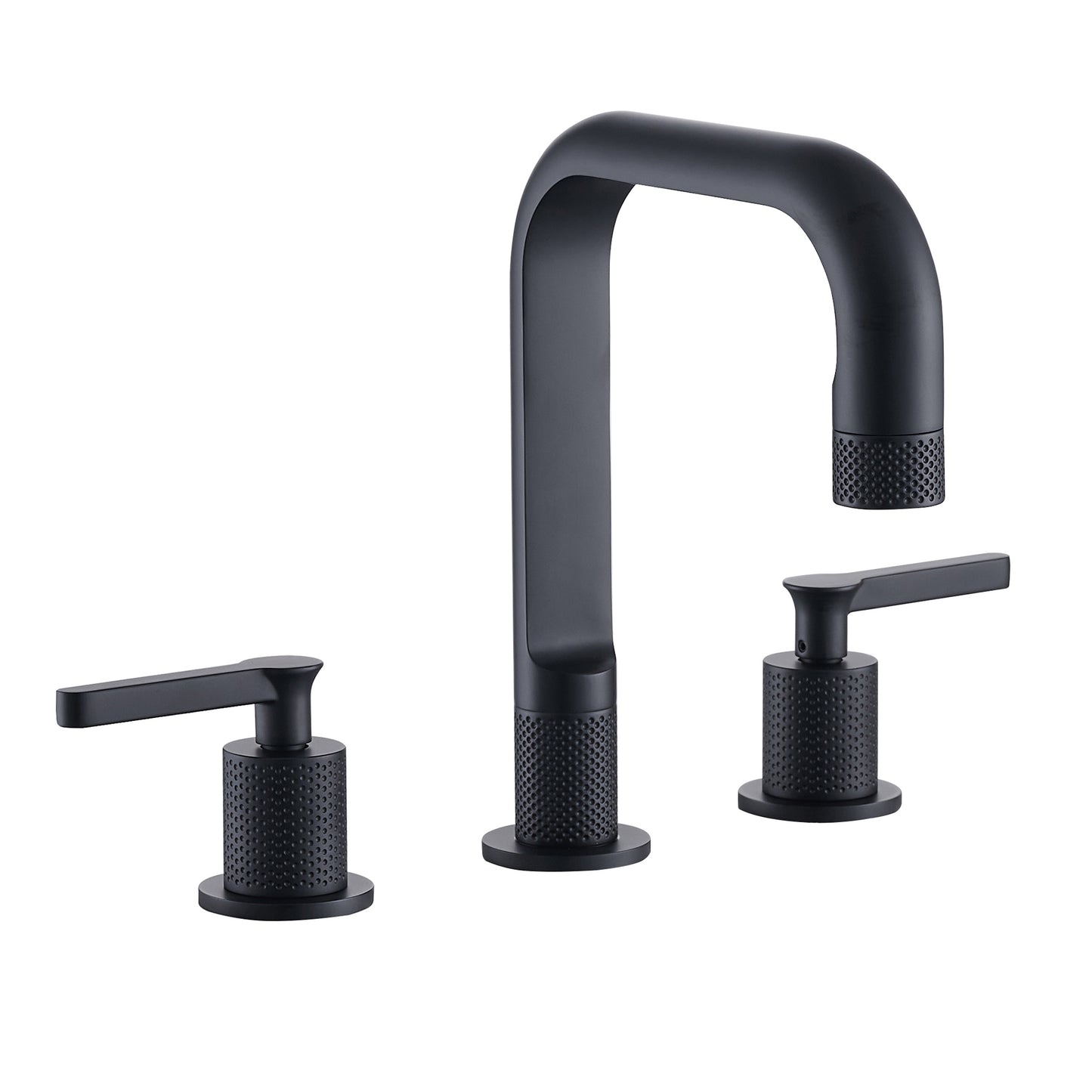 Vinnova New York Widespread Matte Black Faucet