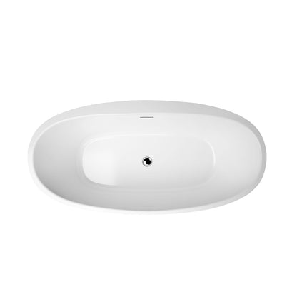 Everly 59" x 31.5" Soaking Bathtub