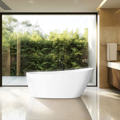 Vinnova Lahore 59.1" x 29.1" Soaking Bathtub