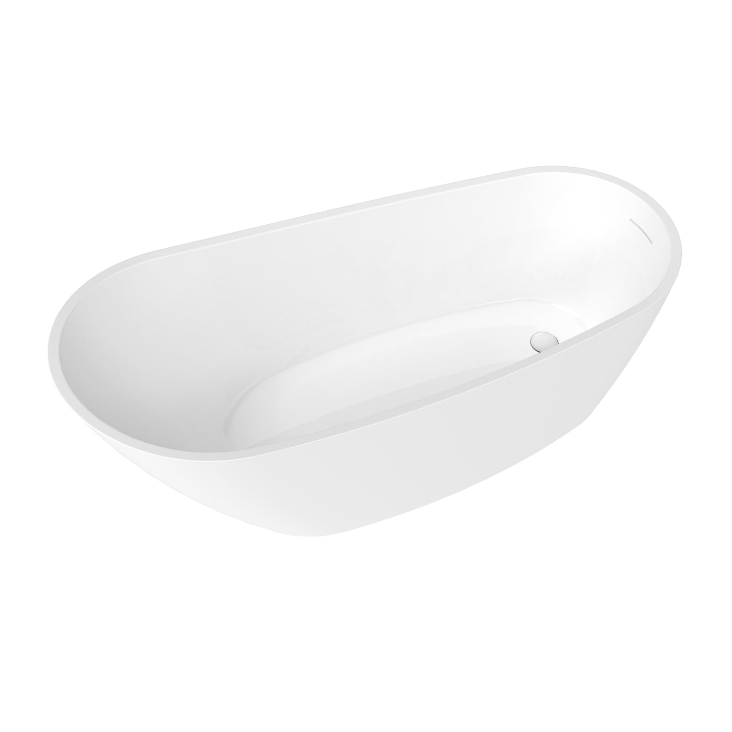 Vinnova Lahore 59.1" x 29.1" Soaking Bathtub