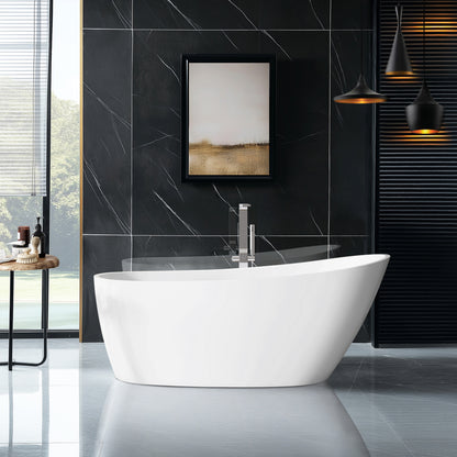 Vinnova Lahore 59.1" x 29.1" Soaking Bathtub
