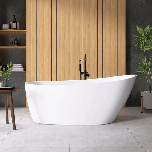 Vinnova Lahore 59.1" x 29.1" Soaking Bathtub