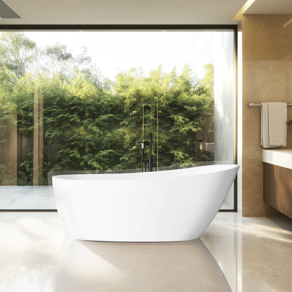 Vinnova Lahore 66.9" x 29.1" Soaking Bathtub