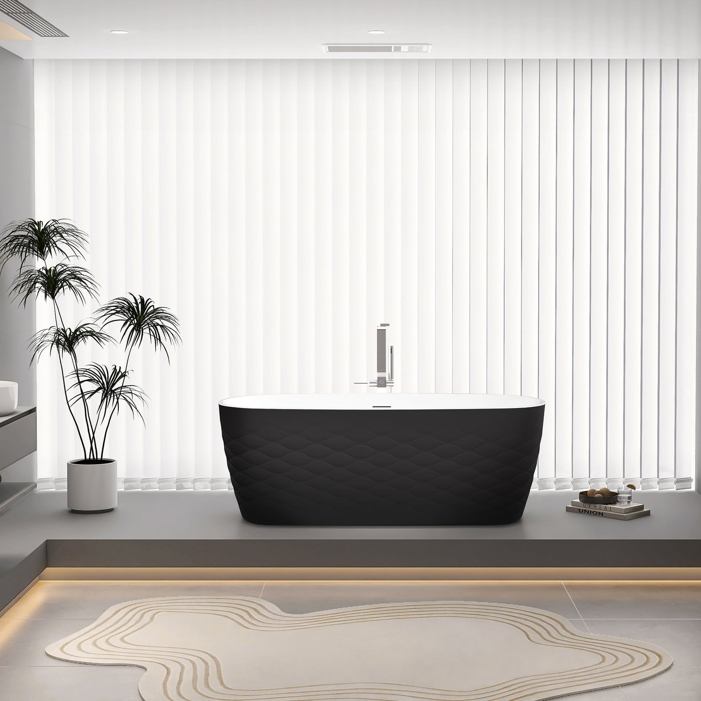 Vinnova London 66.9" x 31.5" Soaking Bathtub