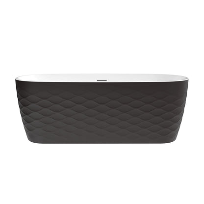 Vinnova London 66.9" x 31.5" Soaking Bathtub