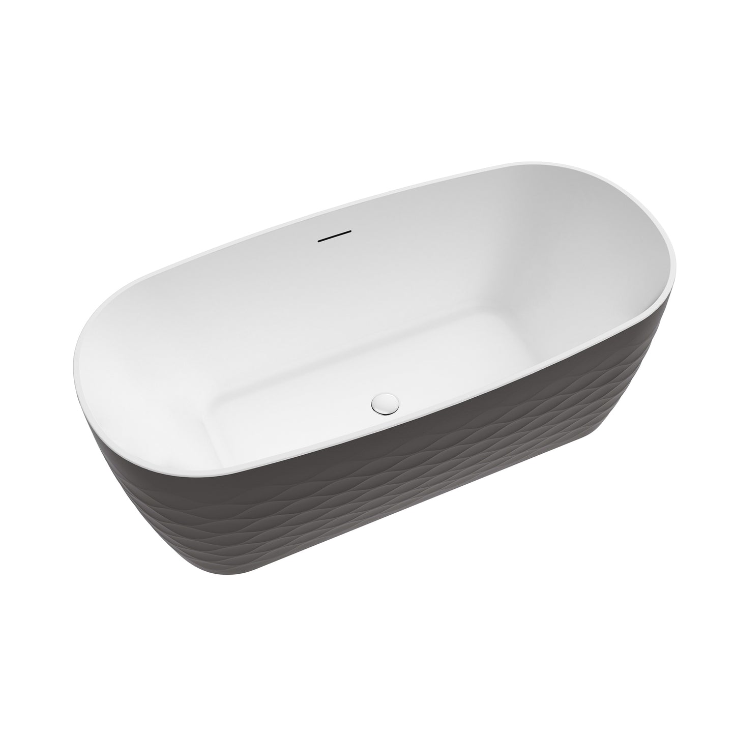 Vinnova London 66.9" x 31.5" Soaking Bathtub