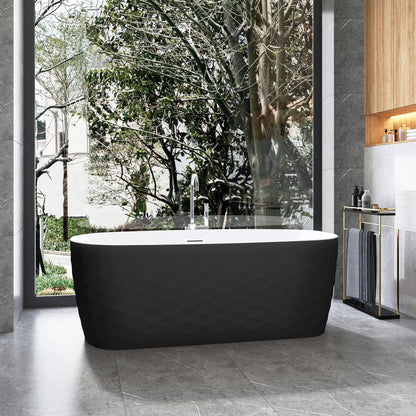 Vinnova London 66.9" x 31.5" Soaking Bathtub