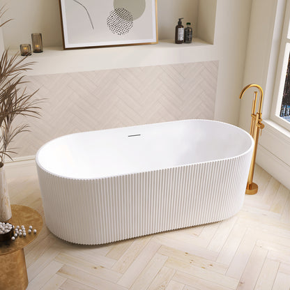 Vinnova Linyi 59.1" x 31.5" Soaking Bathtub