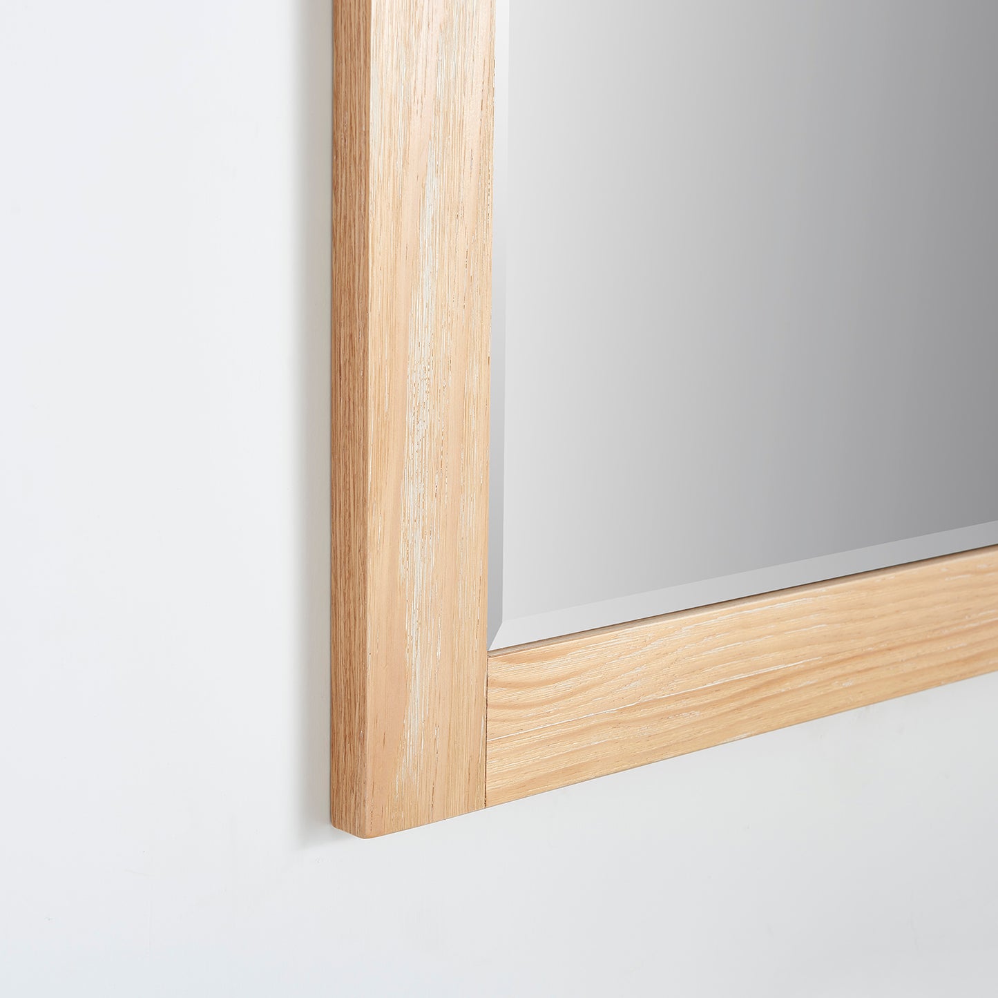 Cortes 60" Rectangular Bathroom Vanity Barndoor Wall Mount Mirror in Pine