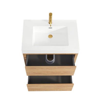 Huesca 30" Single Sink Bath Vanity in North American Oak