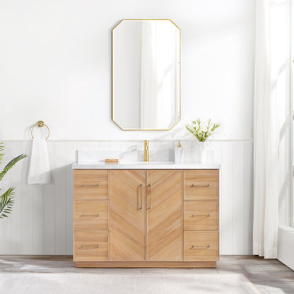 Karachi 48" Single Sink Bath Vanity in Acacia Classic Gray