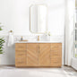 Karachi 60" Single Sink Bath Vanity in Acacia Classic Gray