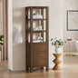 León 22" Spruce Aged Brown Storage Cabinet