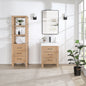 León 24" Free-standing Single Bathroom Vanity in Fir Wood Brown