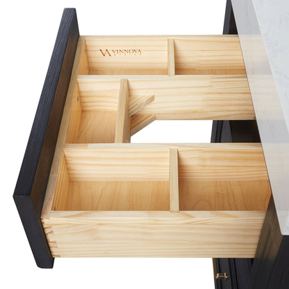 León 36" Free-standing Single Bathroom Vanity in Fir Wood Black