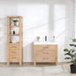 León 36" Free-standing Single Bathroom Vanity in Fir Wood Brown