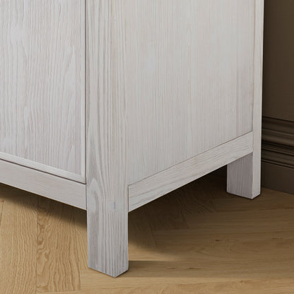 León 60" Free-standing Single Bathroom Vanity in Washed White