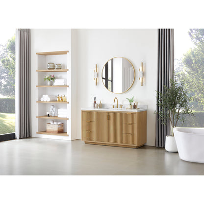 Cádiz 60" Free-standing Single Bathroom Vanity in Washed Ash Grey