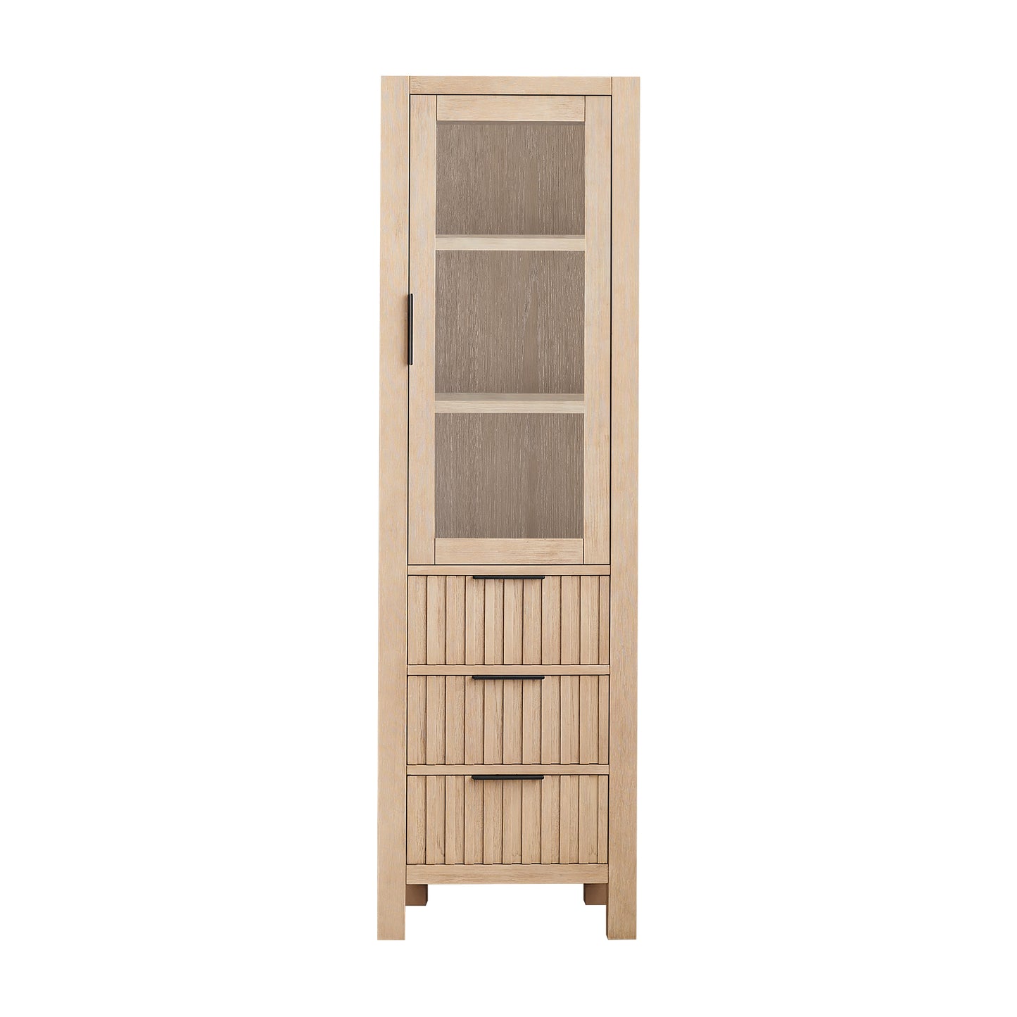 Shenzhen 22" Aged Natural Oak Storage Cabinet