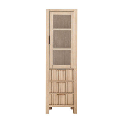 Shenzhen 22" Aged Natural Oak Storage Cabinet