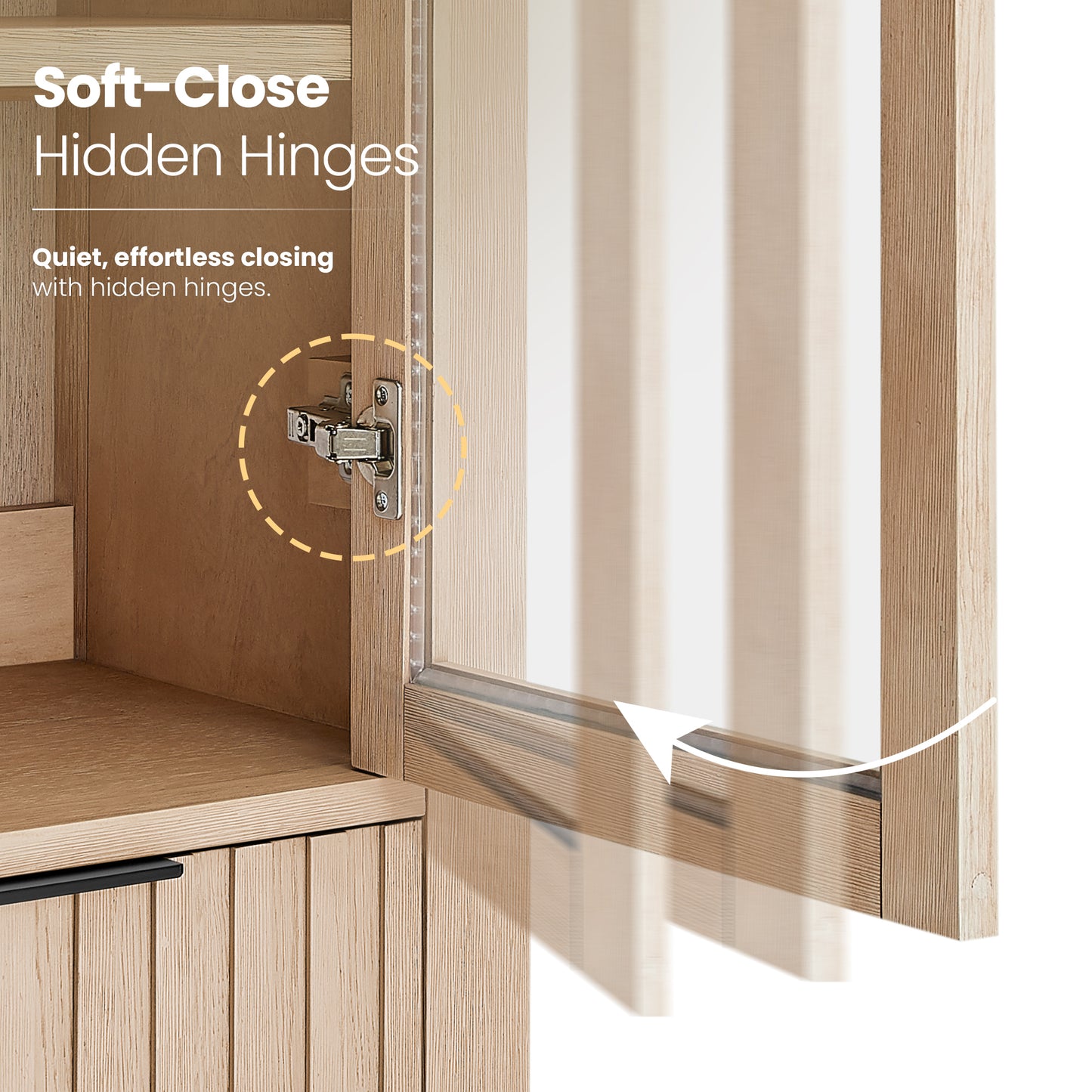 Shenzhen 22" Aged Natural Oak Storage Cabinet