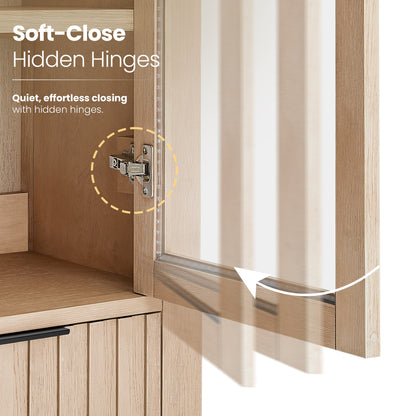 Shenzhen 22" Aged Natural Oak Storage Cabinet