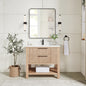 Vitre 36" Single Sink Bath Vanity in Aged Natural Oak