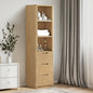 Harbin 20in. Washed Ash Grey Storage Cabinet for Bathroom, Kitchen and Living Room