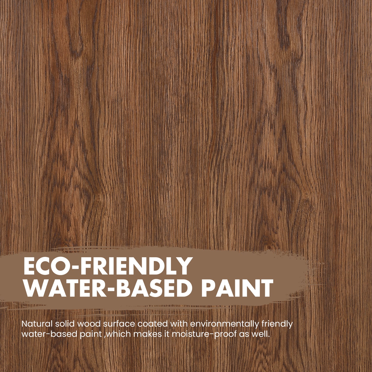 Harbin 72" Free-standing Double Bath Vanity in Oak Weathered Brown with White Grain Stone Top