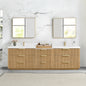 Santarem 108" Combined Double Bath Vanity in Washed Ash Grey