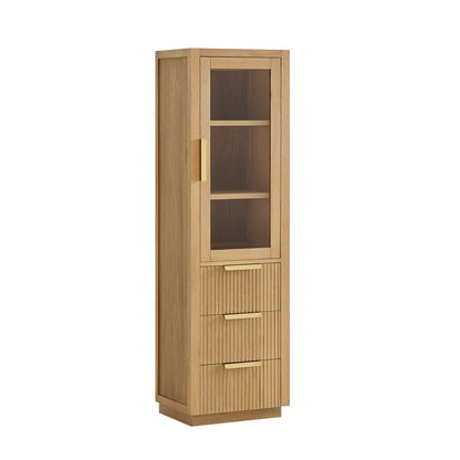 Santarem 22" Washed Ash Grey Storage Cabinet