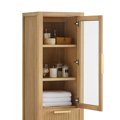 Santarem 22" Washed Ash Grey Storage Cabinet