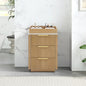 Santarem 24" Washed Ash Grey Partitioned Storage Cabinet