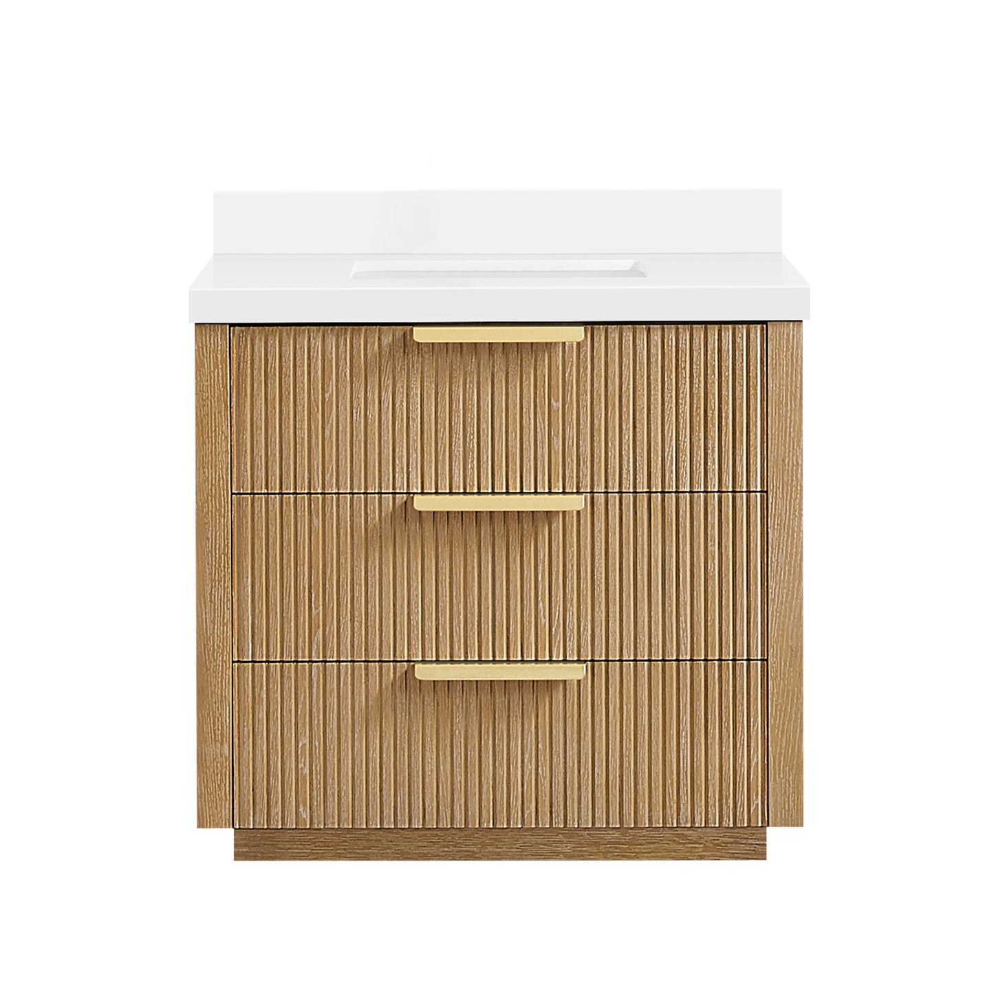 Santarem 36" Single Bath Vanity in Washed Ash Grey