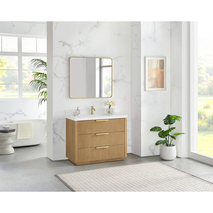 Santarem 42" Single Bath Vanity in Washed Ash Grey