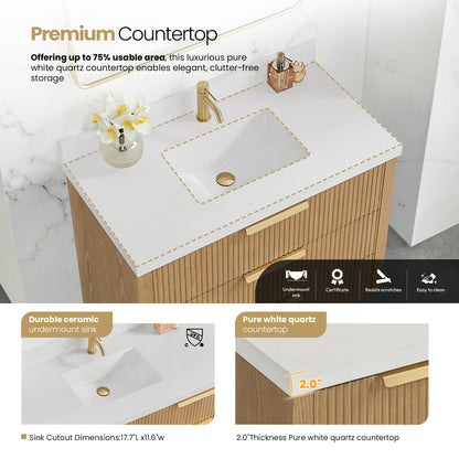 Santarem 42" Single Bath Vanity in Washed Ash Grey