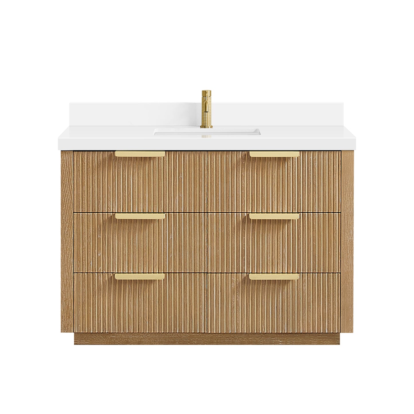 Santarem 48" Single Bath Vanity in Washed Ash Grey