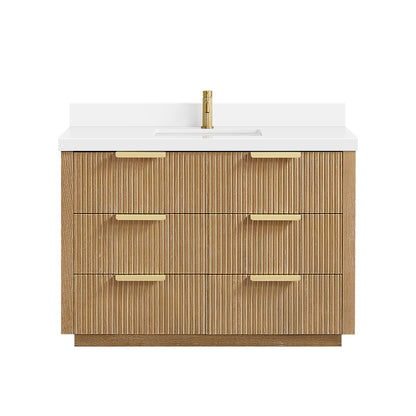 Santarem 48" Single Bath Vanity in Washed Ash Grey