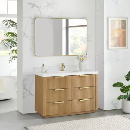Santarem 48" Single Bath Vanity in Washed Ash Grey