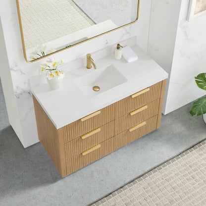Santarem 48" Single Bath Vanity in Washed Ash Grey
